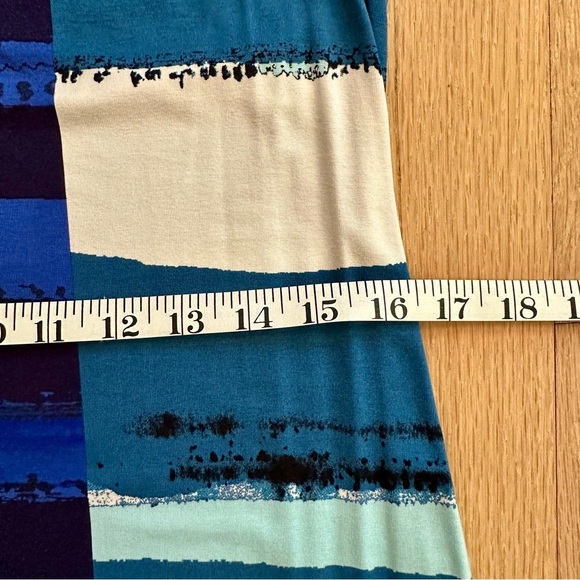 Anthropologie - Corey Lynn Calter Blue Striped Midi Tank Dress - Picture 8 of 10